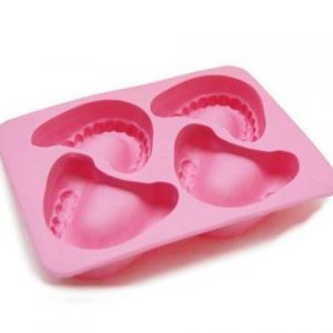 Silikonowa forma lodowa - lodowe szczęki