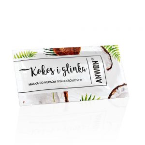 Maska do włosów Kokos i Glinka 10 ml Anwen