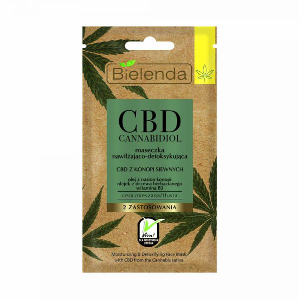 Maseczka nawilżająco-detoksykująca Bielenda CBD