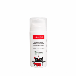 Delikatny krem do twarzy i ciała dla dzieci 100 ml Lullalove