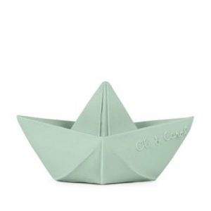 Zabawka do kąpieli Oli and Carol Łódka Origami Mint