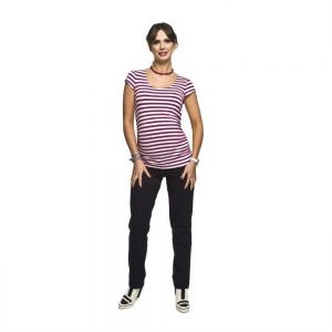Spodnie ciążowe Fitness Slim czarne Torelle S