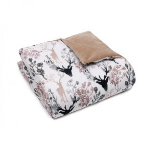 Kocyk Dwustronny Bambus Velvet Jelonki Jasne Pulp