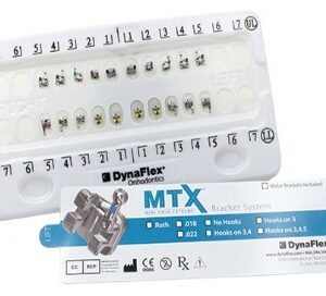 MTX BRACKETS 5X5 SET MBT .018 HOOKS ON3"S, 4"S & 5"S