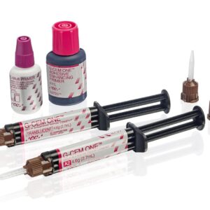 GC G-CEM ONE System Kit 
(G-CEM ONE A2 x 4.6g, TRANS x 4.6g, Adhesive Primer 4ml, G-Multi Primer 4ml, końcówki)