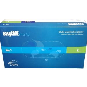 Rękawiczki L nitryl  Zarys 100szt/op  
easy CARE nitryl blue