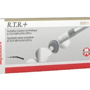 S RTR+ 80/20 Materiał do odbudowy tkanki kostnej 1 strzykawka 0,5cm3
sterylny, syntetyczny granulat