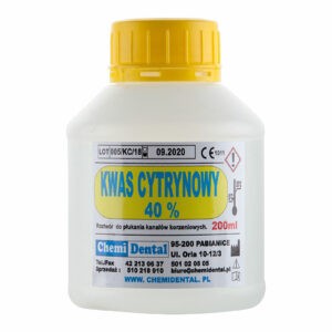 Kwas cytrynowy 40% 200ml CHEMIDENTAL