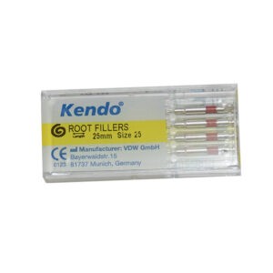 Lentulo Kendo 25mm 25 czerwone bez sprężynki 4szt/op. 
niesterylne