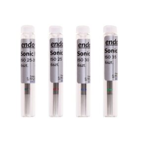 Pilniki U-file Poldent Sonic Spreader 025 czerwone 33mm 6szt/opak. 
(Endosonore) Endostar