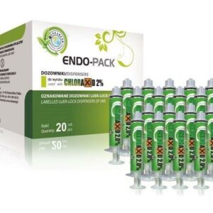Strzykawka 5ml ENDO-PACK Chloraxid 2% 20 strzyk.x5ml./op. 
Cerkamed