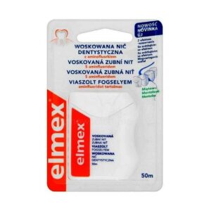 ELMEX nić dentystyczna woskowana 50m 
8714789900100