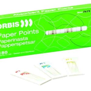 Sączki pap. ProTaper  ORBIS F3 180szt.
niebieskie