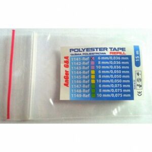 Taśma poliestrowa 1148-Refill 8mm 0,075mm uzup.15m (Anger)