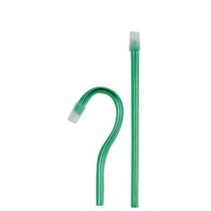 Ślinociągi Asa Dental zielone transparentne 100szt. (ruchoma końcówka) 
długość 13cm