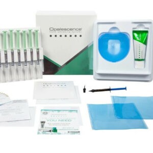 Opalescence  zestaw  16% 8 strzyk. Mięta 
8 strzykawek x 1,2ml + pudełko na nakładki+pasta wyb.+blocout-resin 1,2ml+2xpłytka sof-tray+1xkolornik
(nadtlenek wodoru 5,8% nadtlenek Carbamidu 16%)