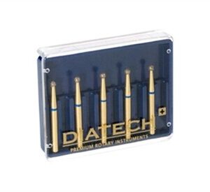 Wiertło diamentowe Diatech Gold G801.314.012 ML 5szt/op. 
(kulka niebieski pasek 200081AA)