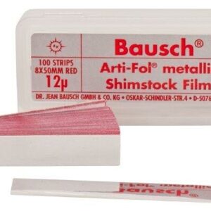 Kalka Bausch BK 35 folia kontrolna czerwona 12µ listki 100szt + podajnik
jednostronna