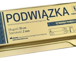 ARKONA Włókno PODWIĄZKA 10cm dł. x 2mm szer. światłoutwardzalne włókno formowalne