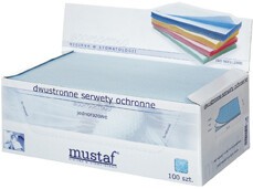 Serwety 100szt. Mustaf (pudełko) niebieskie