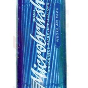 Pędzelki Microbrush regular niebieskie 100szt