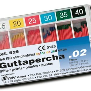 Gutta-Percha VDW 02 45-80 (120szt./opak.)