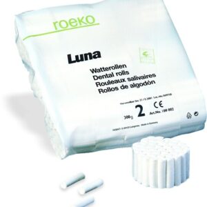 Wałeczki stomatologiczne Luna celulozowe nr 2  300 g