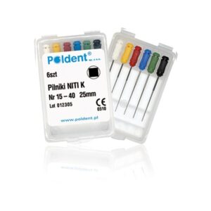 Pilniki K-NITI 25mm 30 Poldent Endostar