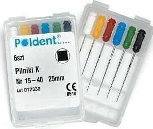 Pilniki K 25mm 15 Poldent Endostar