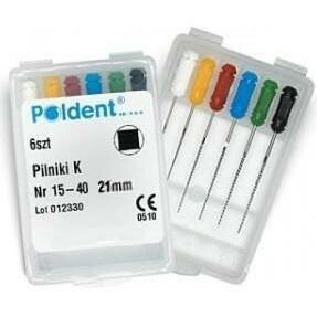 Pilniki K 21mm 15 Poldent Endostar