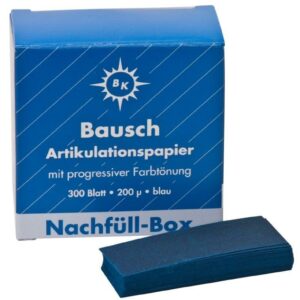 Kalka Bausch BK 1001 niebieska 200µ listki 300szt - uzupełnienie do podajnika BK01
progresywna