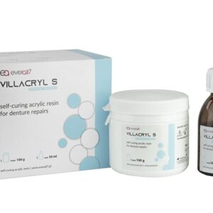 Villacryl S - zestaw 100g+50ml odcień V4 (różowy żyłkowany)