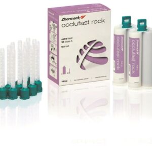 Occlufast Rock do rejestracji zgryzu 
2x50ml + 12 końcówek