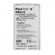 ParaPost X wiertła rozm.5 czerwone 1,25mm 3szt/opak. P425