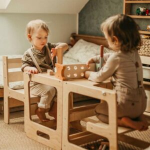 Kitchen Helper Biurko dla dziecka 2 w 1 Blubla TAK NIE