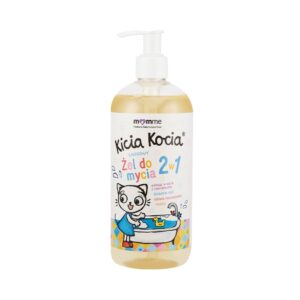 Żel do mycia ciała i włosów dzieci i niemowląt 2w1 500 ml MomMe Kicia Kocia