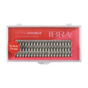 Kępki rzęs Extra Double 12 mm Ibra Makeup