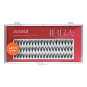 Kępki rzęs Double 9 mm Ibra Makeup