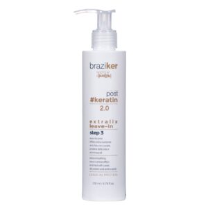 Fluid do włosów po keratynowym prostowaniu 200 ml Braziker Post #Keratin 2.0