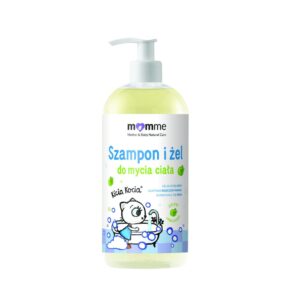 Szampon i żel do mycia zielone jabłuszko 500 ml MomMe Kicia Kocia