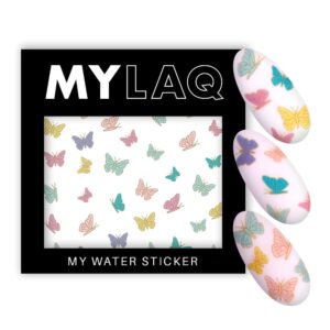 Naklejki wodne Colorful Butterfly Sticker MylaQ