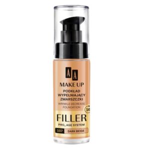 Podkład wypełniający zmarszczki 107 Dark Beige 30 ml AA