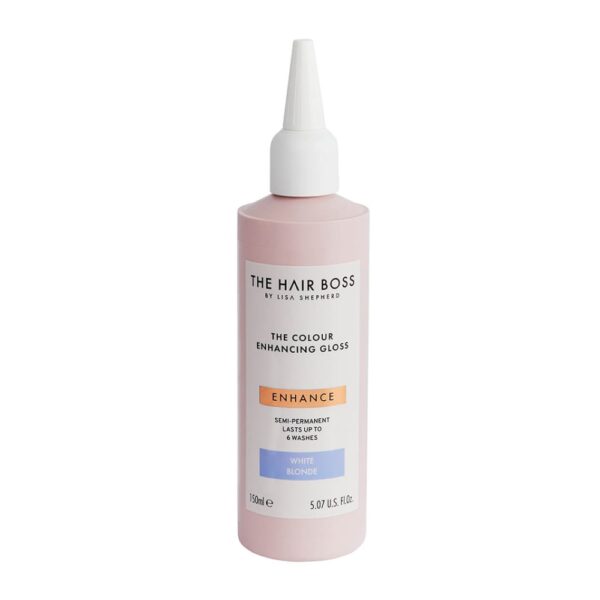 Rozświetlacz podkreślający chłodny odcień blondu White Blonde The Hair Boss