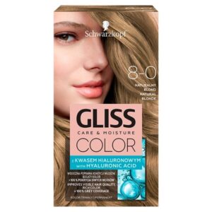 Farba do włosów 8-0 Naturalny Blond Gliss