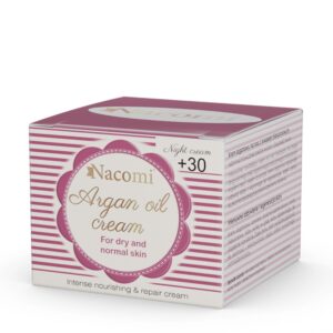 Krem arganowy z kawasem hialuronowym 30+ na noc Nacomi
