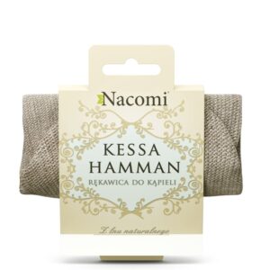 Rękawica do kąpiel z lnu naturalnego Nacomi