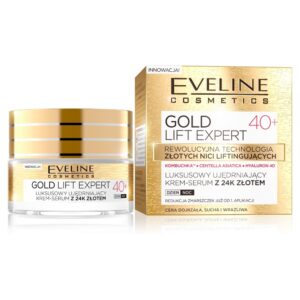 Ujędrniający krem-serum z 24k złotem dzień/noc 50 ml Eveline