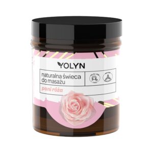 Świeca do masażu Pani Róża 120 ml Yolyn