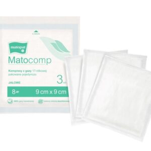 Kompresy jałowe 9x9cm 20x3szt TZMO 17n 8w (saszetka PP/ Peel-Pack)