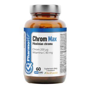 Suplement Chrom Max 200 µg 60 kaps PharmoVit Clean Label